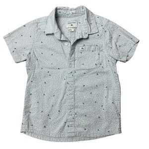 Quiksilver Kids Gray Button Down Shirt